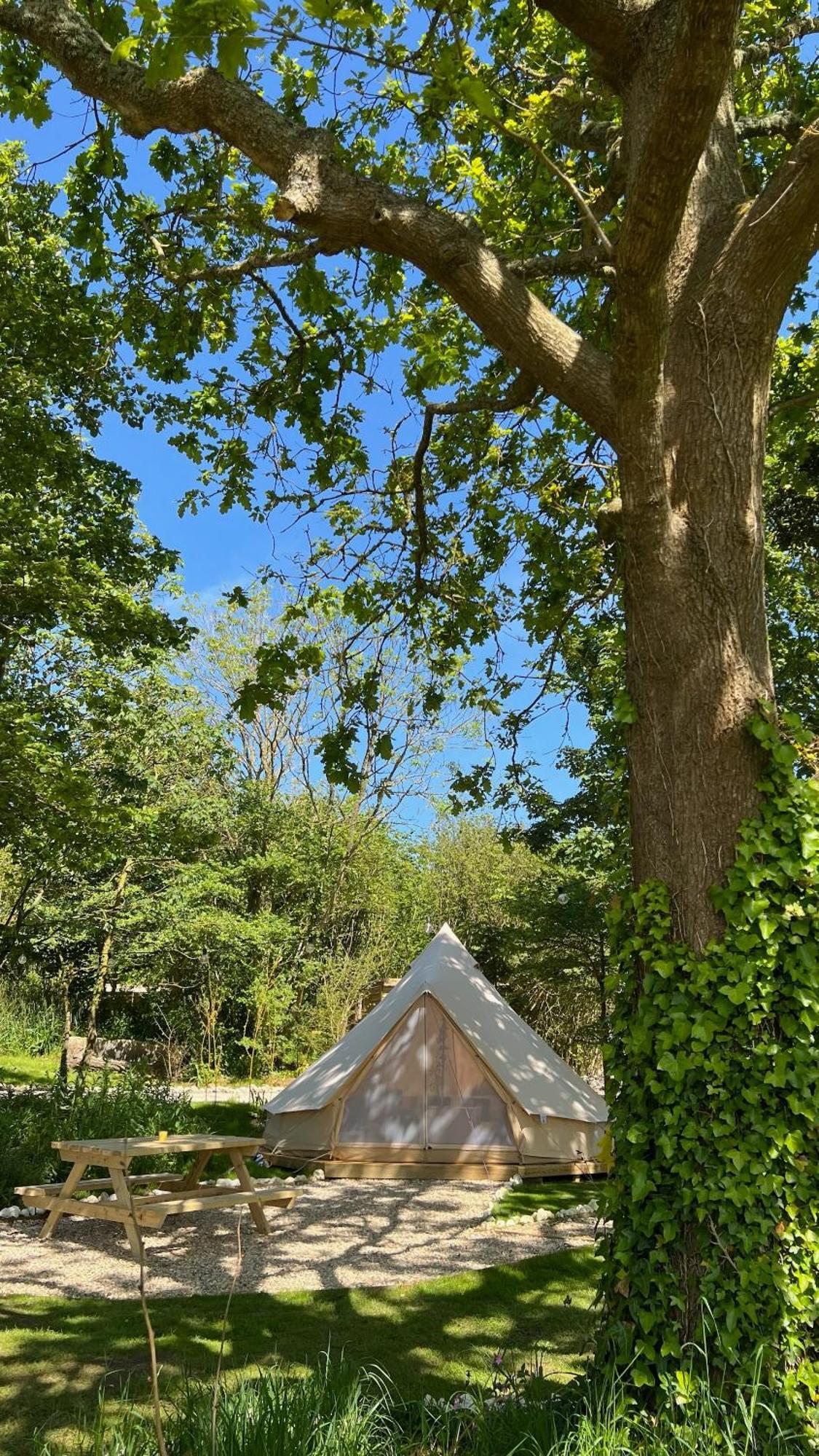 Hotel Glamping At Camp Corve Chale Exterior foto